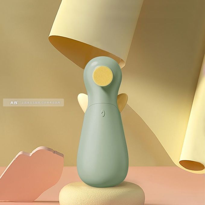 优秀产品设计灵感集设计素材,婴儿磨甲器电动宝宝指甲剪婴幼儿修甲器0-1岁新生儿童静音打磨器Baby nail -高清免费商用摄影插画素材、设计案例